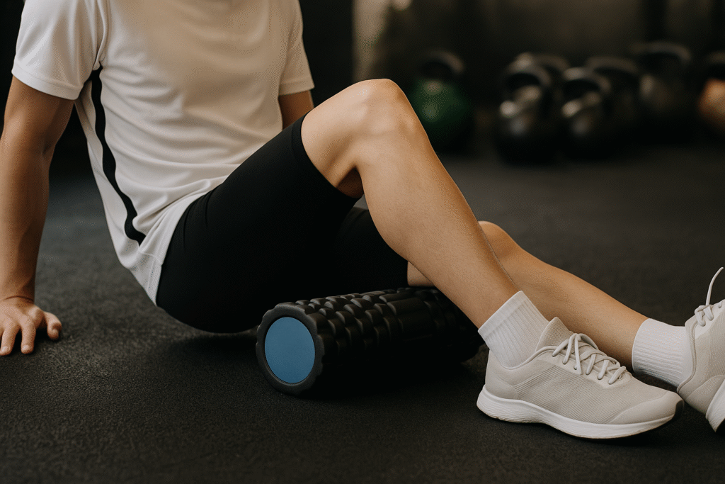 foam roller étirements