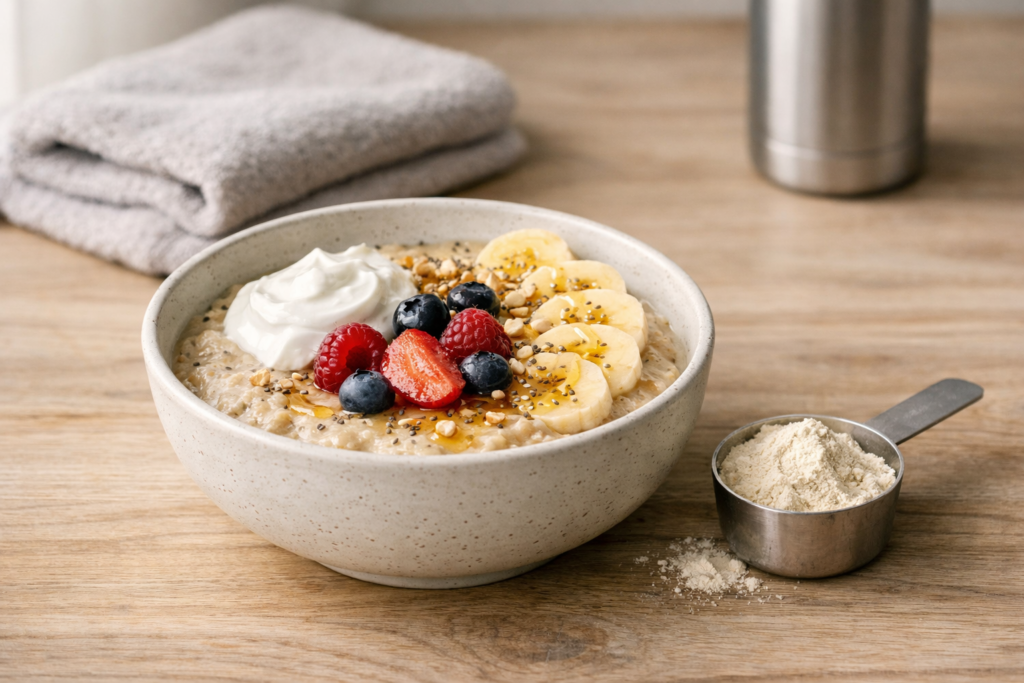 Recette de porridge healthy pour un petit-déjeuner équilibré